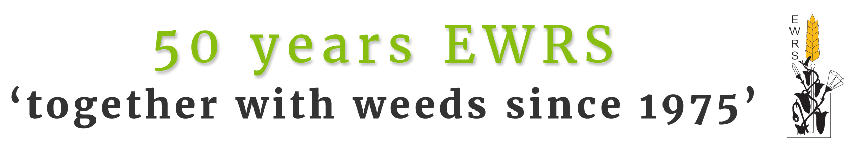 EWRS 50th Anniversary: together with weeds since 1975
